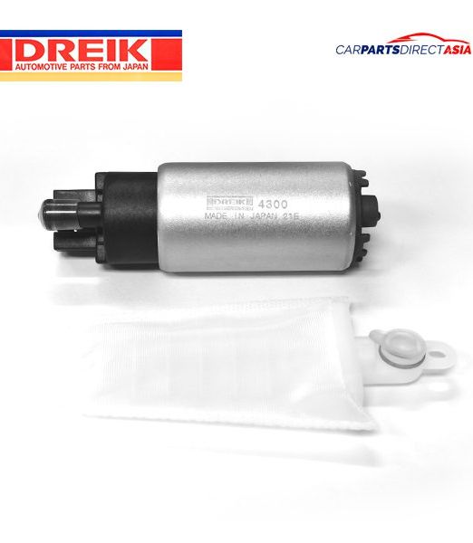 DFP4300 FUEL PUMP, DREIK. ISUZU - TROOPER / MAZDA - 323, MX-5 / MITSUBISHI - LANCER, OUTLANDER / NISSAN - BLUEBIRD, SUNNY / SUZUKI - GRAND VITARA, JIMNY, SWIFT * (4G15, 4G64, 6VE1, BA, GA13DE, L4, NA, SR18DE, SR20DE, V6)