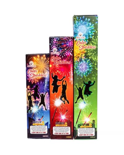 10”/12″/14″ COLOUR SPARKLERS (50PCS)