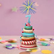 Sparkling Number Candle
