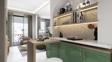 Modern Achromatic Condo1