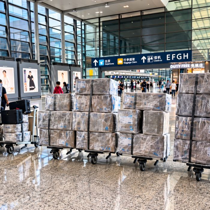 84 boxes of critical NEV components were urgently shipped from Beijing to Mexico.